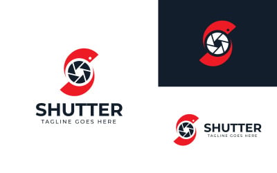 Diseño de plantilla de logotipo de fotografía S
