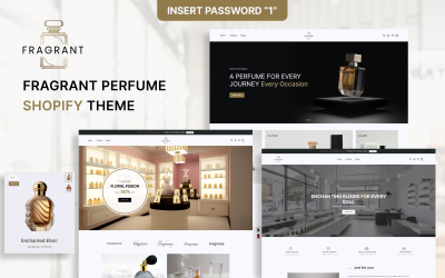 Fragrant - Perfumy, Perfumy i Deos Shopify Responsywny motyw strony internetowej