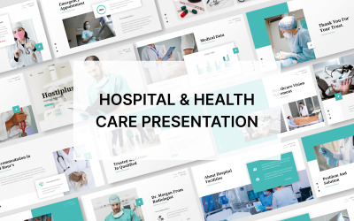 Hostiplus - 医院和医疗保健 Powerpoint 演示模板