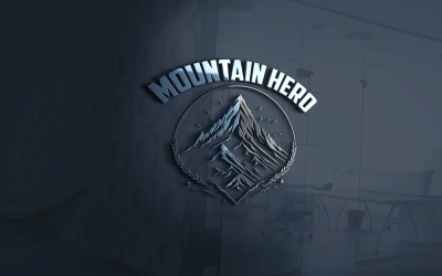Mountain Hero Logotyp vektorfil