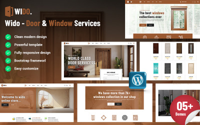 Wido - Tema WordPress de serviços de porta