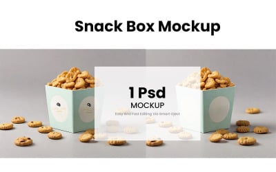 Anteprima del mockup della scatola dello snack 01