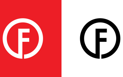 Lettera di progettazione astratta del logo della società o del marchio