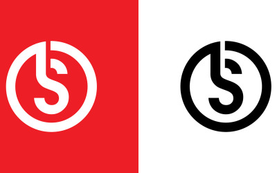 Litera os, więc abstrakcyjny projekt logo firmy lub marki