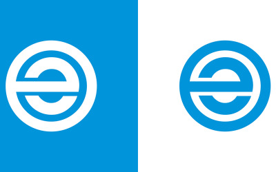 Oe, eo List abstrakcyjny projektu logo firmy lub marki