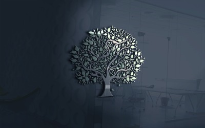 Strom života Logo Barevné S Listy Vektorový Soubor