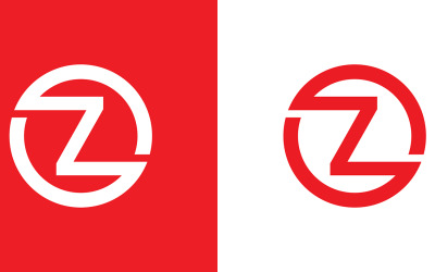 Zo, oz Letter abstract bedrijf of merk Logo Design
