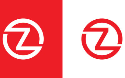 Zo, oz Lettre abstraite entreprise ou marque Logo Design