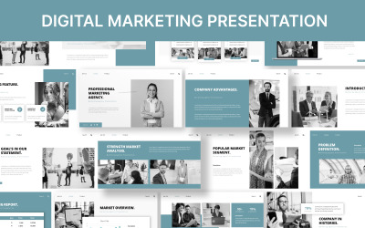 Agentciore – Основний шаблон презентації маркетингового агентства