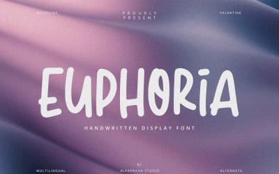 Euphoria – Romantische Display-Schriftart