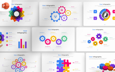 Gear PowerPoint Infographic Template