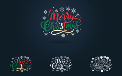 JOYEUX Noël Typographie Logo