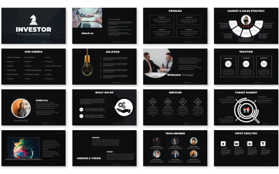 Befektetői Pitch Deck bemutatója