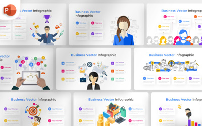 Business Vector PowerPoint Infographic mall