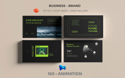 Plantilla de presentación de PowerPoint de marca empresarial