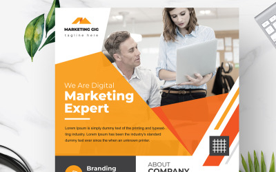 Business Company Flyer Template Layout