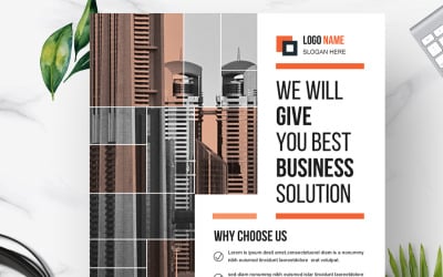 Simple &amp;amp; Modern Business Flyer