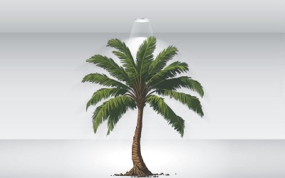 Дерево пальми векторний формат ілюстрації