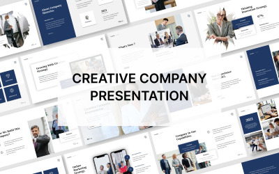 Modello di presentazione PowerPoint per azienda creativa