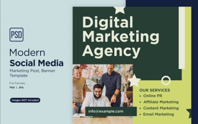 Digital Marketing Agency Business Banner Design Template 5.