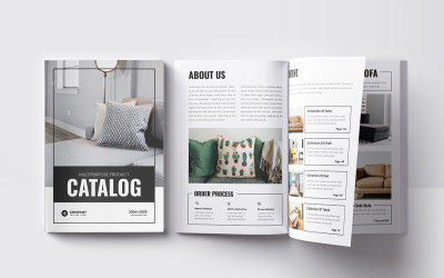 Katalog şablonu ve ürün kataloğu tasarımı