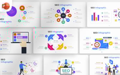 SEO Presentation - Infographic PowerPoint template