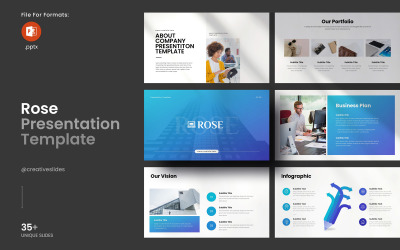Rose PowerPoint Presentation Template