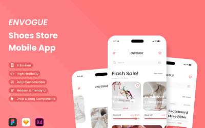 Envogue - Application mobile de magasin de chaussures