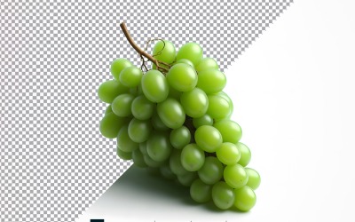 Winogrono Świeże owoce izolowane na białym tle 3