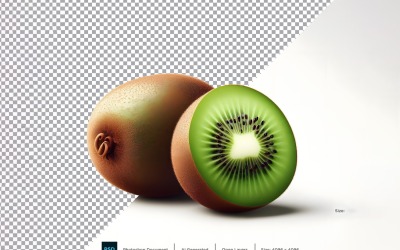 kiwi Świeże owoce izolowane na białym tle 6