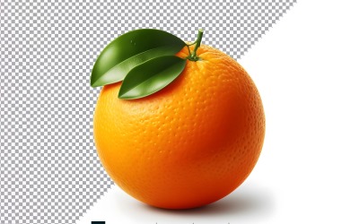 Fruits frais orange isolés sur fond blanc 3