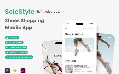 SoleStyle - Mobiele app voor schoenen winkelen