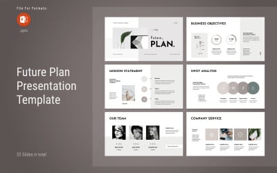 Toekomstplan PowerPoint-sjabloon