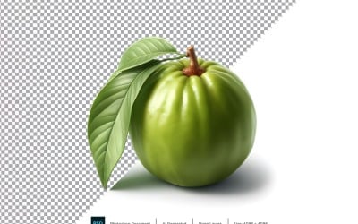 Guava Fresh fruit isolated on white background 4