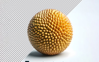 Świeży jackfruit izolowany na białym tle 1