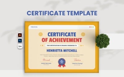 Kids Achievement Certificate