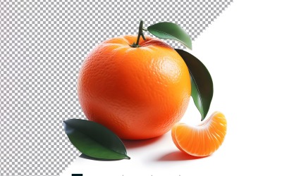 Mandarin friss gyümölcs elszigetelt fehér háttérrel 1