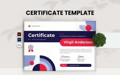 Modern Creative Certificate
