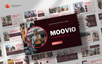 Moovio – Videógyártás Powerpoint sablon