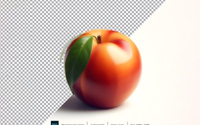 Nectarine Vers fruit geïsoleerd op witte achtergrond 2