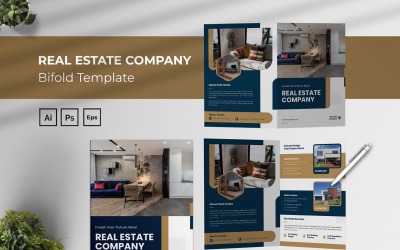 Real Estate Bifold Brochure Template
