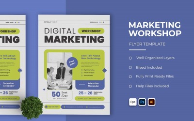 Marketing Workshop Flyer Template