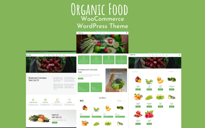 Téma WordPress WooCommerce s biopotravinami