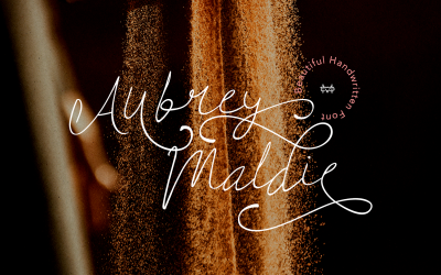 Aubrey Maldie Script Font