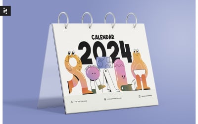 Креативный настольный календарь на 2024 год