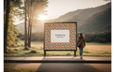 Lightbox Billboard 5 Pack Bundle Mockup Vol.01