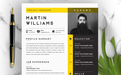 Professional Word Resume Template Layout