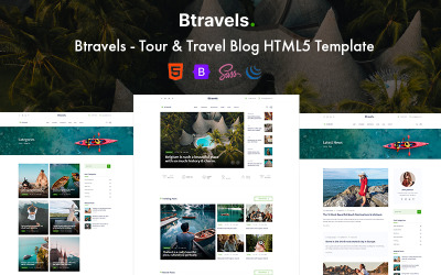 Btravels - HTML5-blogsjabloon