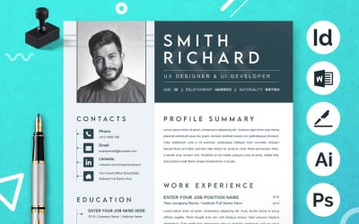 Clean Resume Booklet | New Resume CV Design 2024 | Top Rated Resume