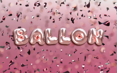 3D-ballongbrevuppsättningssamling